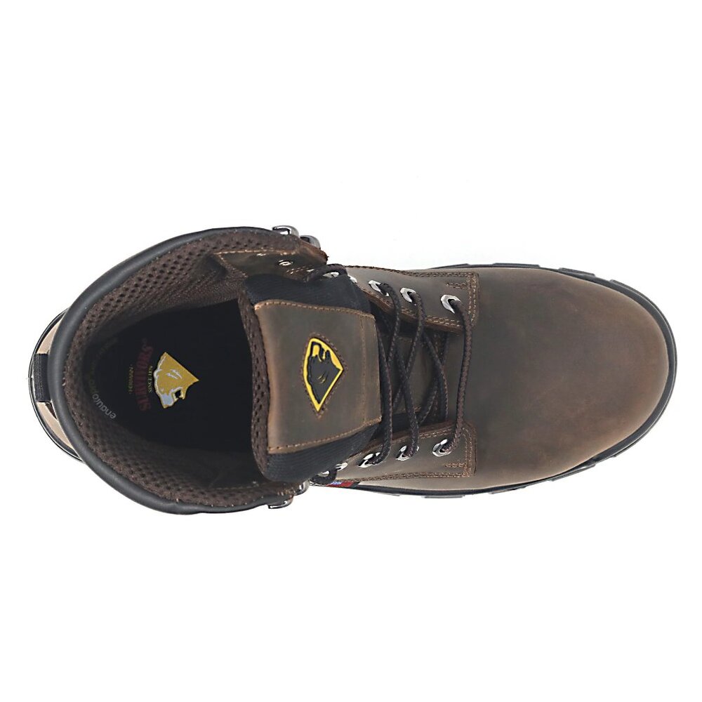 Herman Survivors Waterproof Leather Work Boot Mens Size 14 Smelt Metguard Shield - Picture 11 of 12